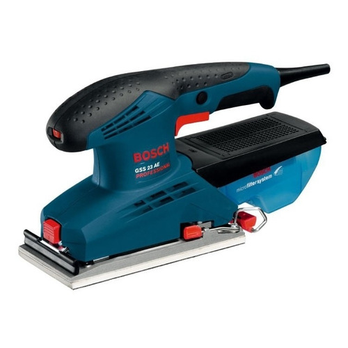 Lijadora  profesional  orbital Bosch Professional GSS 23 AE con sistema velcro  azul 190W 127V