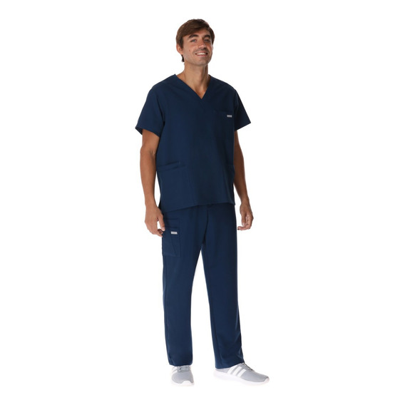 Mediform Conjunto Uniforme Médico Quirúrgico Hombre Azul Nav