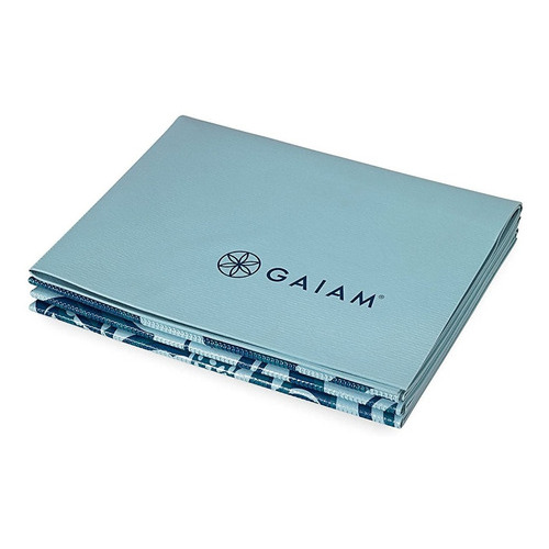 Tapete Para Yoga Plegable Azul 2 Mm Foldable Mat Gaiam Color Celeste