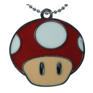 Super Mario Bros Collar Dije Llavero Hongo