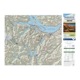 Mapa Topográfico Bariloche Y Alrededores - Signa Naturae