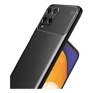 Capa Fibra Armor Samsung Galaxy M32 4g+pelicula De Vidro 3d