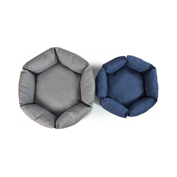 Cama Para Mascotas Cómoda Y Resistente Mediana Color Gris