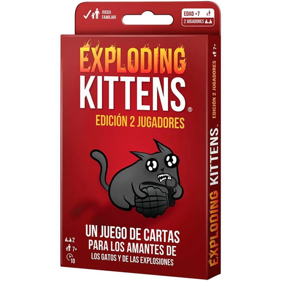 Exploding Kittens Asmodee Juego De Cartas De Gatos Edicion 2