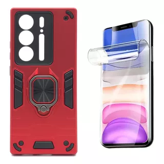 Funda + Mica Hidrogel Para Zte Axon 40 Ultra Uso Rudo Case