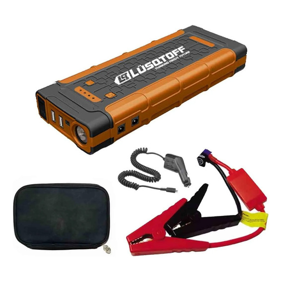 Cargador Arrancador Portátil Auto Batería + Cable Usb