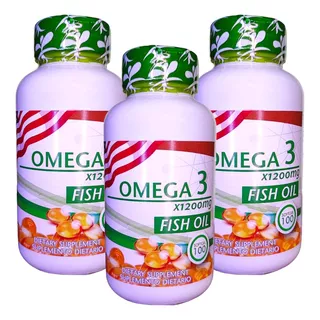 3 - Omega 3 Fish Oil Americana - Unidad a $350