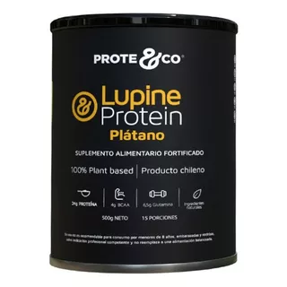 Proteina Vegana Prote&co Lupine Protein Plátano Plant Based