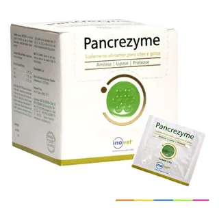 Pancrezyme Enzima Digestiva Trata Pancreatite Com 30 Sachês