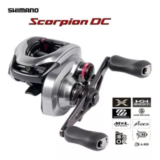 Carretilha Shimano Scorpion Dc 151xg 8.5:1 System I-dc5 Cor Manivela Esquerda