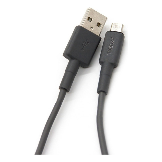 Cable Micro Usb De 1,20 Metros Tgw Color Gris oscuro