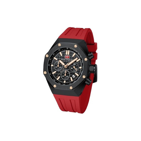 Reloj Para Hombre Mini Focus Mf0417g Mfa880105 Rojo