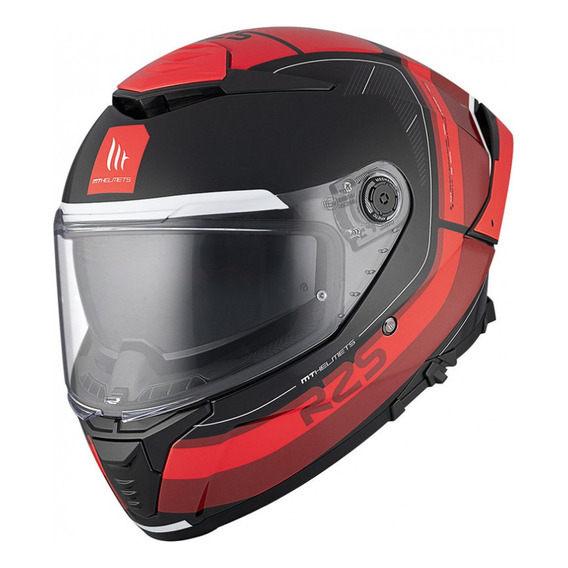 Casco Moto Mt Helmets Thunder 4 Rojo Ece22-06 Pista Deportiv