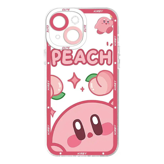 Funda De Teléfono Cute Star Kirbys Para iPhone 14, 13, 12, 1