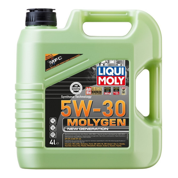 Aceite Sintetico 100% Aleman Liqui Moly Molygen 5w30 4 Lts