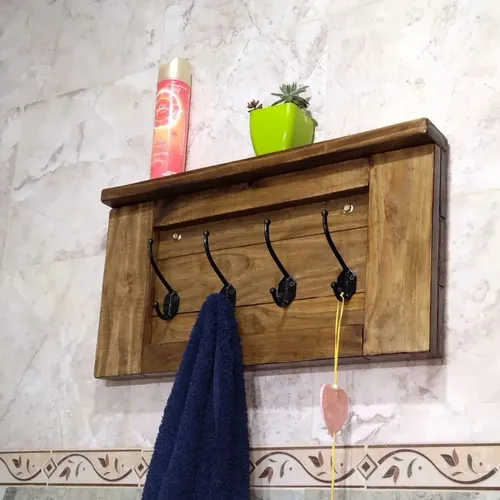 Perchero de madera para pared artesanal new arrivals