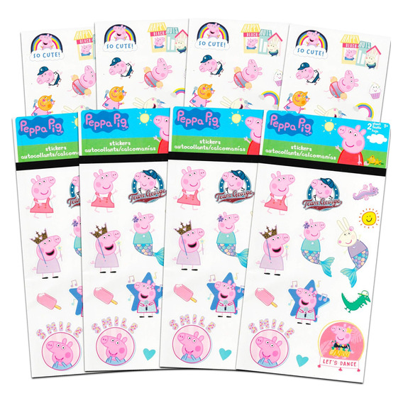 Juego De Pegatinas Para Fiestas De Peppa Pig ~ El Paquete In