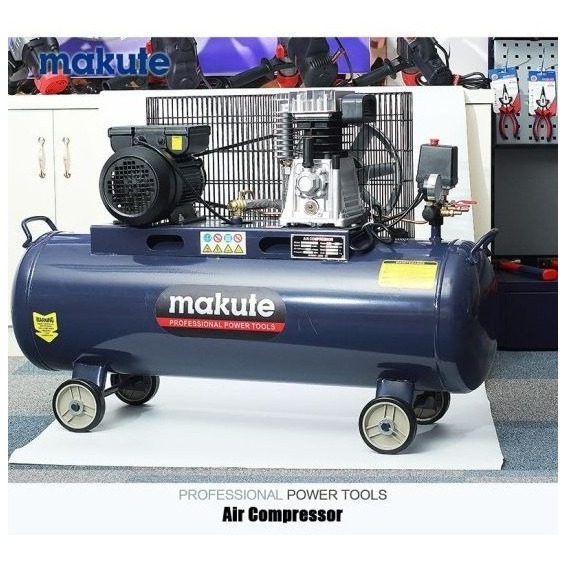 Compresor Polea De 200 Lts 3 Hp Monofásico Makute  - Tyt