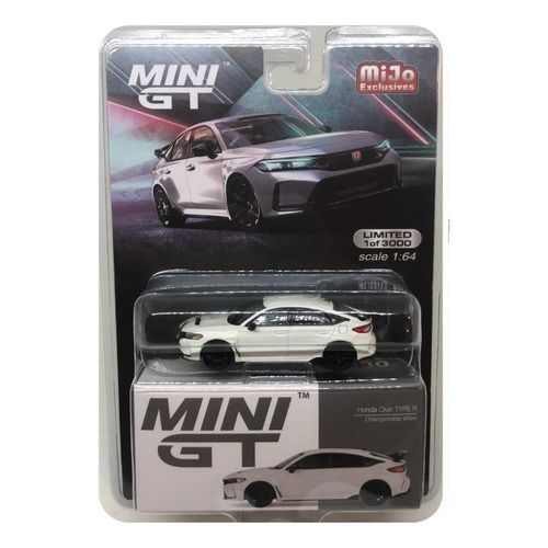 Mini Gt Honda Civic Type R White #530 1:64 Color Blanco