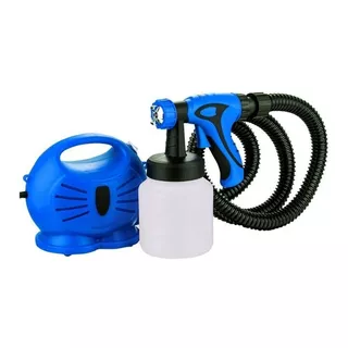 Pistola De Pulverização Elétrica Para Pintura Sucção Mazzilli Pistola De Pintar 650w Do  800ml Cor  Azul 650w 220v