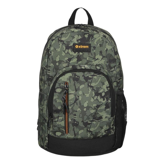 Mochila Xtrem Austin Olive Camo Verde Diseño de la tela Liso