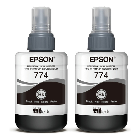 Kit De 2 Tintas Epson T774120-al Negro Para M100 M105 M200