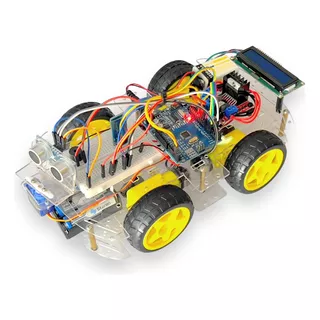 Carro Robot 4wd Bluetooth Kit Arduino Incluye Curso En Linea