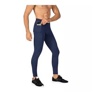 Pantalón Licra Deportiva Pants Compresión Bolsa Para Celular
