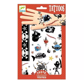 Tatuajes Temporales Piratas