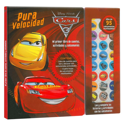 Cars 3 - Pura Velocidad - Cuentos, Actividades Y Calcomanias