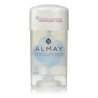 Almay Desodorante Antitranspirante En Gel Transparente, Sin Perfume, Barra De 2.25 Onzas