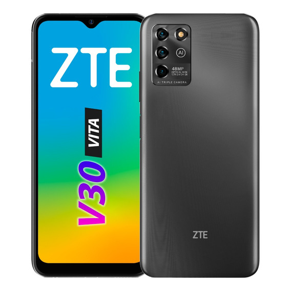 Smartphone Zte Blade V30 Vita 4+64 Gb Color Gris