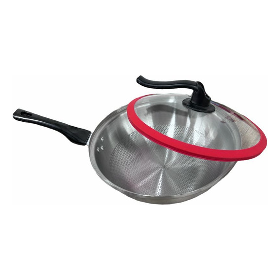 Sarten Wok Acero Inoxidable Alta Calidad Antiadherente