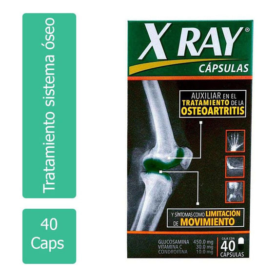 X Ray 450 Mg / 30 Mg / 10 Mg Caja Con 40 Cápsulas