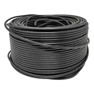 Cable Eléctrico Cca Calibre 12 Unipolar Negro 50 Metros