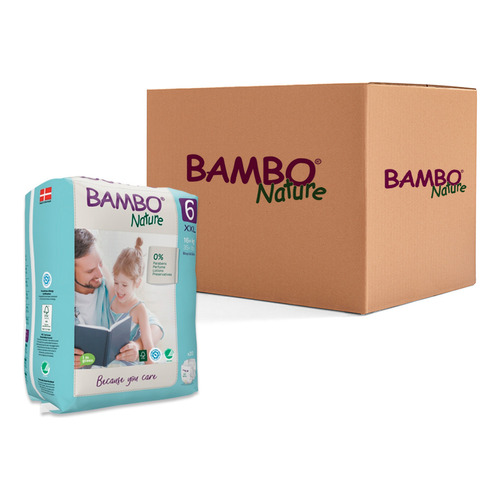 Caja Talla Xxl (120 Uds.) - Caja De Pañales Ecológicos Bambo