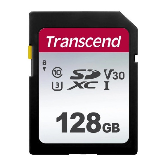 Memoria Transcend 128gb 300s Uhs-i Sdxc 100mb/s Clase 10