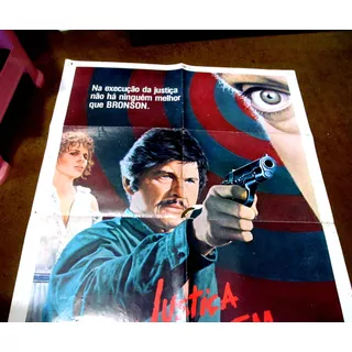 Poster Charles Bronson Justiça Selvagem 75x95 Cms