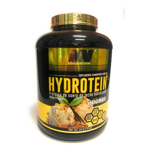 Hydrotein Advance Nutrition 5 Lbs Sabor Vainilla Nuez