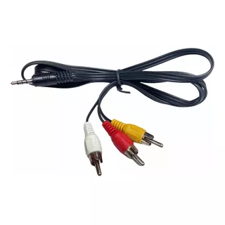 Cable  Audio Y Video  Adaptador Av 3 A 1 3.5mm A Rca 1metro