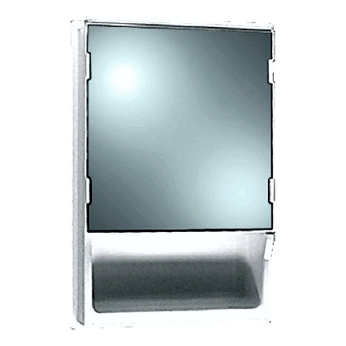 Botiquin Baño Espejo Peinador 1 Puerta Repisa 32x49x10 Color Blanco