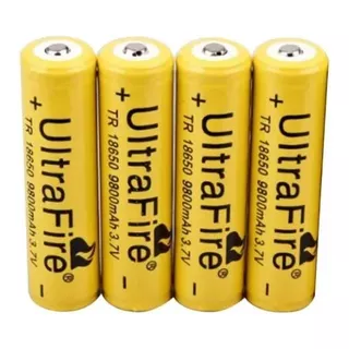 Batería De Litio Recargable 18650 Ultrafire 3.7v 9800mah X4u