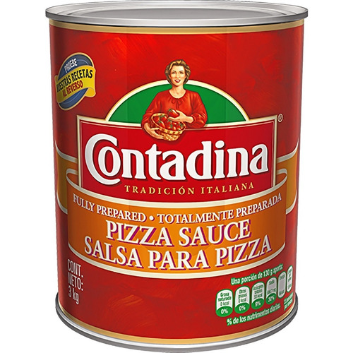 Salsa De Tomate Para Pizza Contadina Italiana 3kg