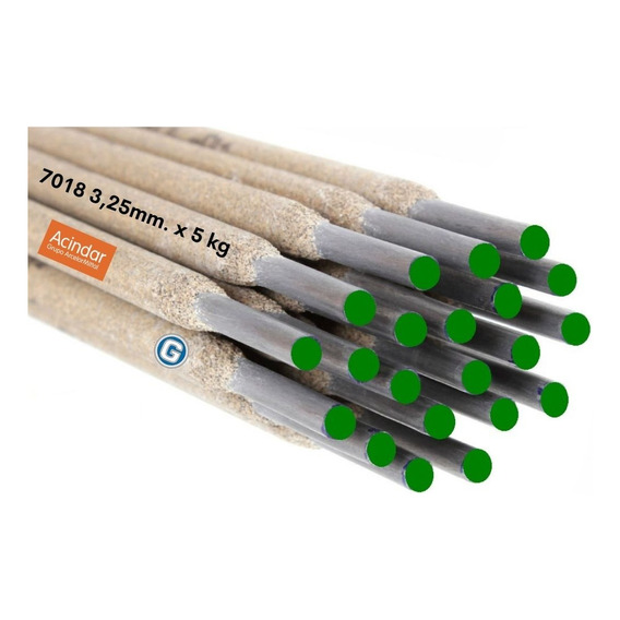 Electrodos Soldar Acindar (7018) Pta Verde X 3,25 Mm X 5 Kg