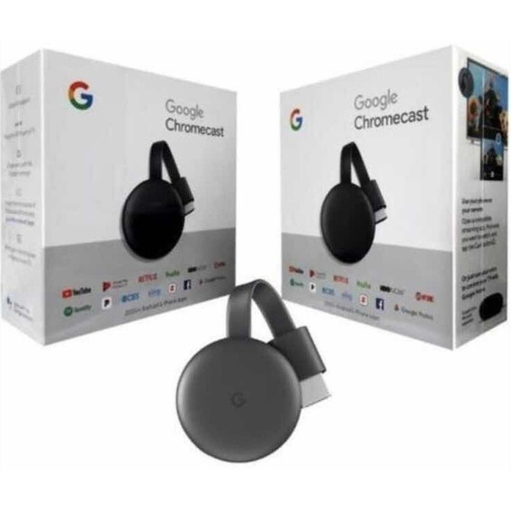 Google Chromecast 3 Full Hd Media Streaming Negro