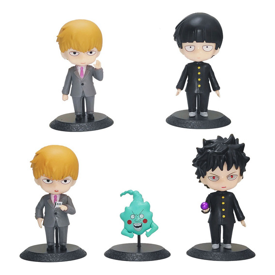 5pcs Mob Psycho 100 Reigen Arataka Figura Juguete Modelo