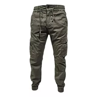 Pantalon Cargo Importado Gabardina Hombre Santoleon