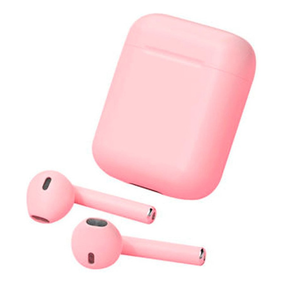 Auriculares Inalámbricos Bluetooth V5.0, I12, Rosado