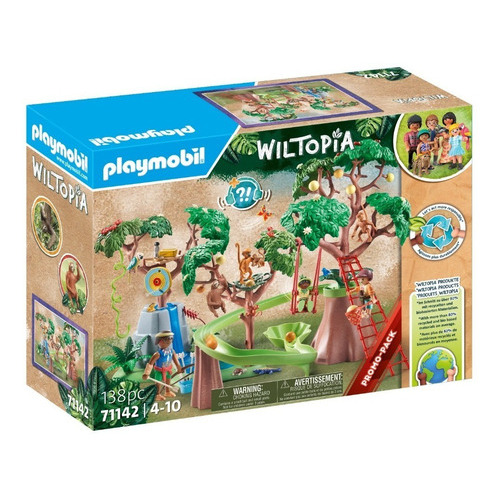 Playmobil  Wiltopia - Parque Infantil Jungla Tropical 71142 Cantidad De Piezas 138