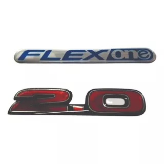 Emblema Resinado Flexone+2.0 Civic Alto Relevo Similar Par